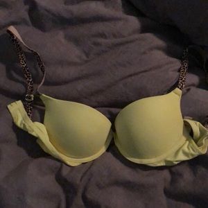 Neon push up bra